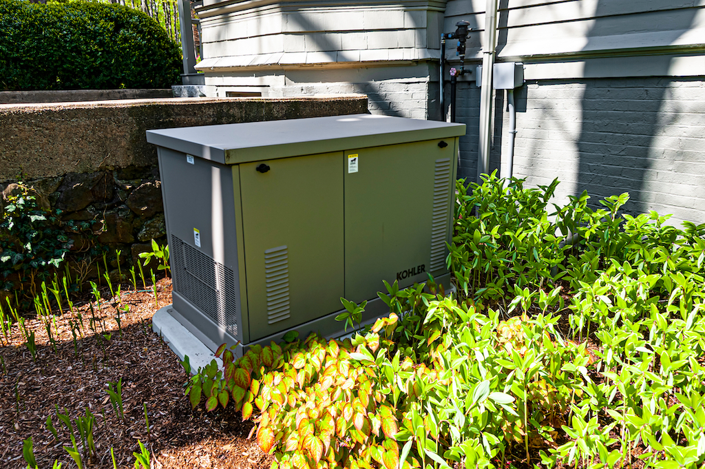 Standby generator outside of home. | Generator Services