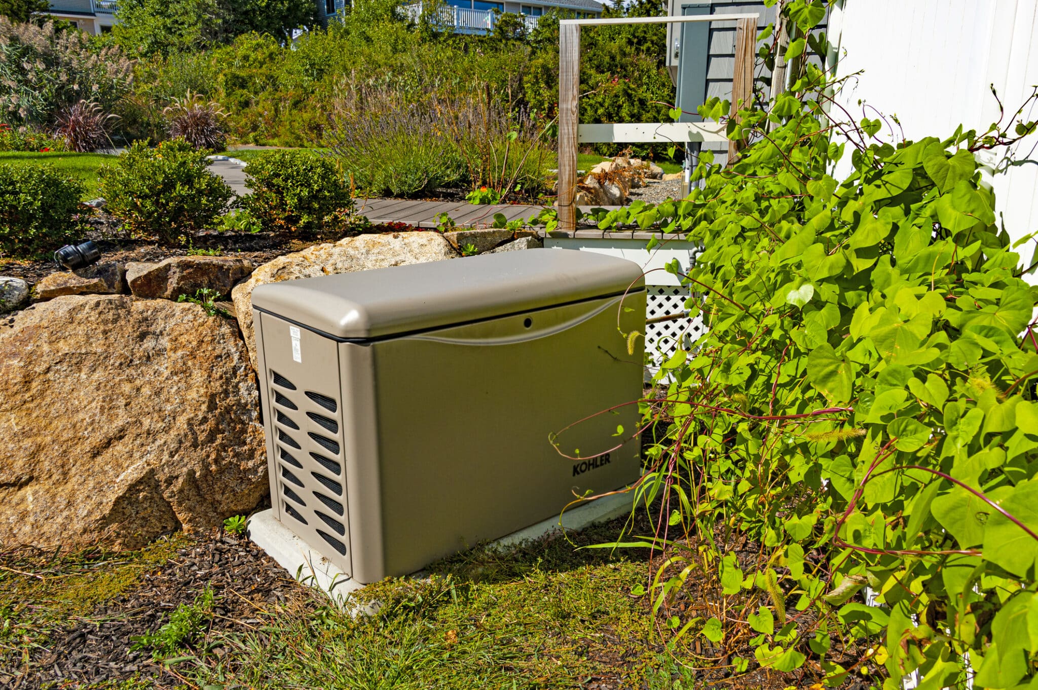 Residential generator backup.