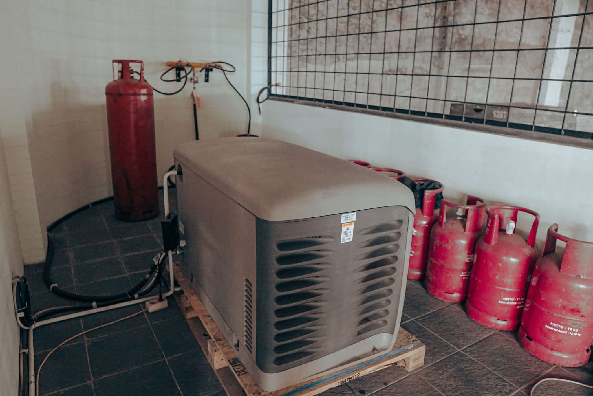 Generator Fuel Storage.